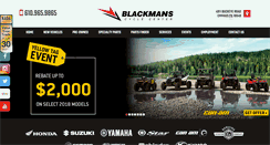 Desktop Screenshot of blackmanscycle.com