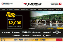 Tablet Screenshot of blackmanscycle.com